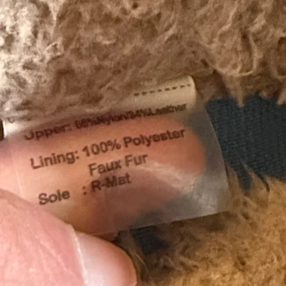 Tom’s faux fur lined slippers 11.5 men - Picture 7 of 7